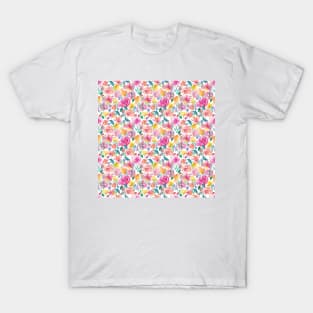 Flirty floral watercolour small T-Shirt